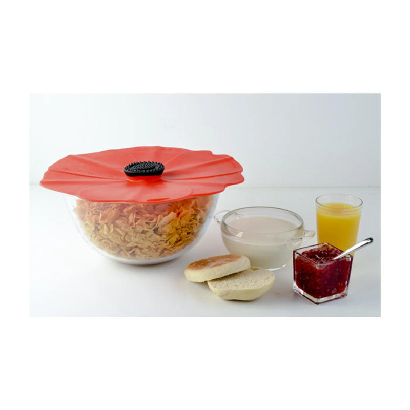 Charles Viancin - Floral Poppy Silicone Lid 15Cm/6 - Limolin 