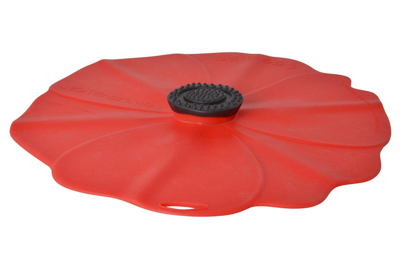 Charles Viancin - Floral Poppy Silicone Lid | 23 cm / 9 In - Limolin 