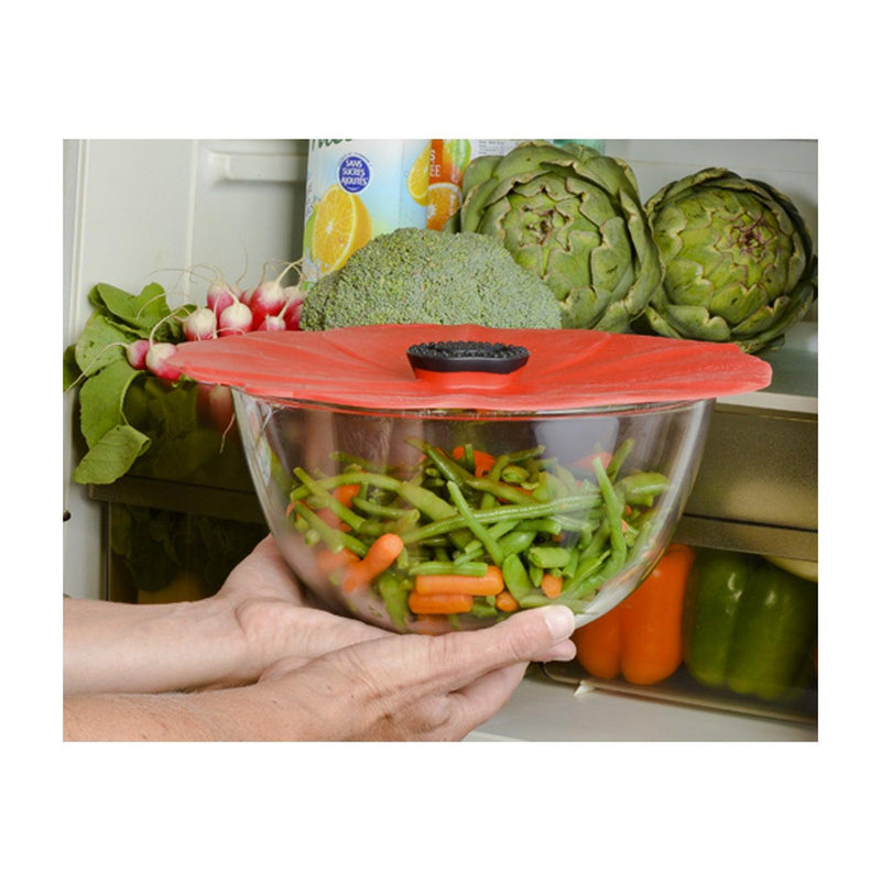 Charles Viancin - Floral Poppy Silicone Lid | 23 cm / 9 In - Limolin 