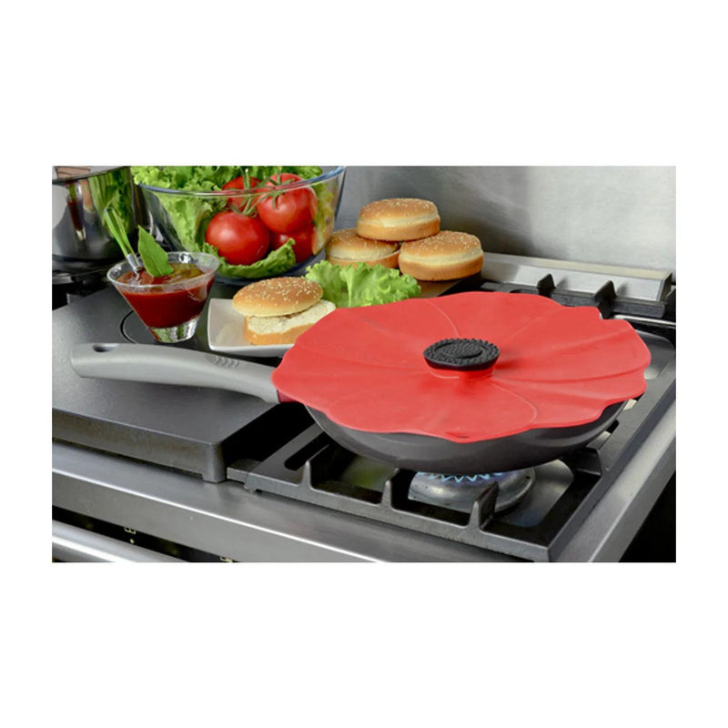 Charles Viancin - Floral Poppy Silicone Lid 28Cm/11 - Limolin 