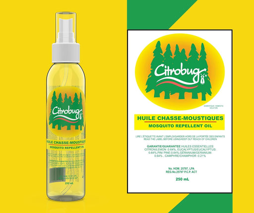 Citrobug - Essential Oils Based All Natural Mosquito/Insect Repellent (250ml) - Limolin 