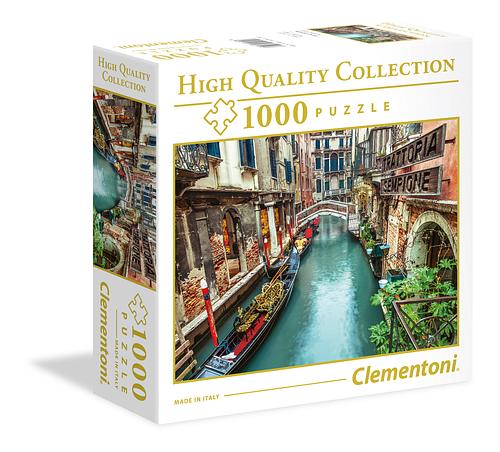 Clementoni - 1000Pc Hqc - Venice Canal - Square Box Ml - Limolin 