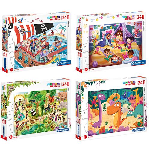 Clementoni - 24Pc Maxi - Children'S Asst Ml - Limolin 