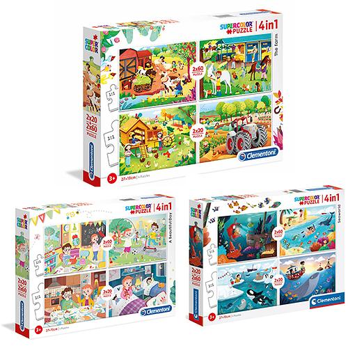 Clementoni - 2X20 + 2X60Pc - Children'S Asst Ml - Limolin 