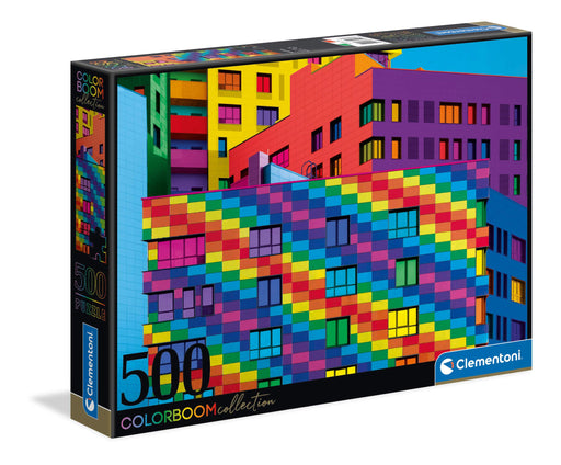 Clementoni - 500Pc Colorboom - Squares Ml - Limolin 