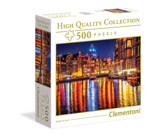 Clementoni - 500Pc Hqc - Amsterdam - Square Box Ml - Limolin 