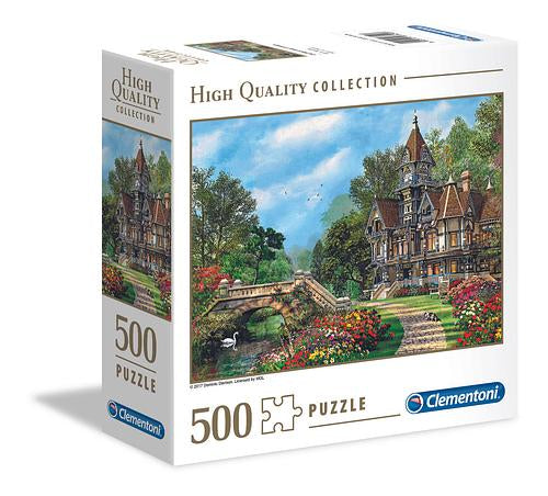 Clementoni - 500Pc Hqc - Cottage - Square Box Ml - Limolin 