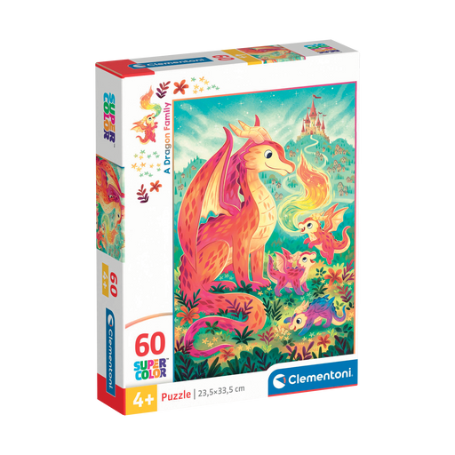 Clementoni - A Dragon Family (60-Piece Puzzle) - Limolin 