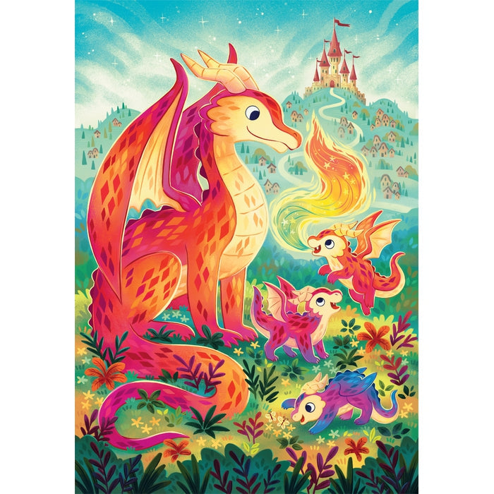 Clementoni - A Dragon Family (60-Piece Puzzle) - Limolin 