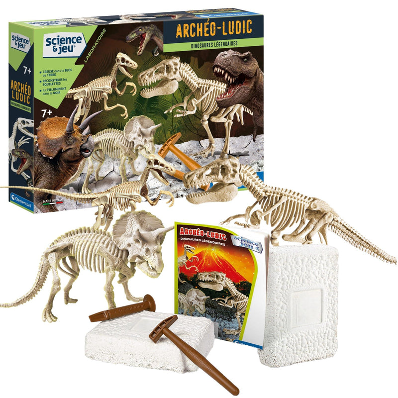 Clementoni - ARCHEO LUDIC - LEGENDARY DINOSAURS - Limolin 