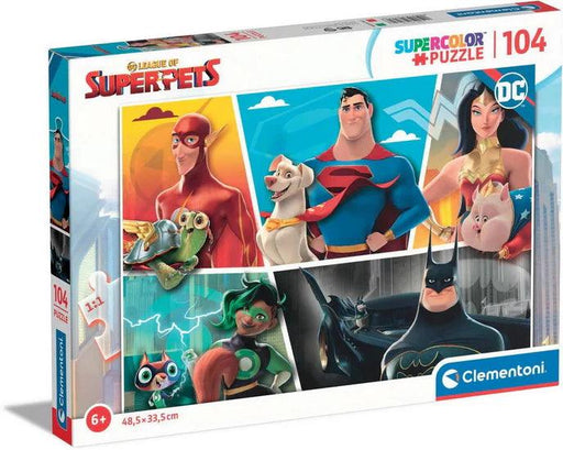 Clementoni - DC Comics - Super Pets (104-Piece Puzzle) - Limolin 