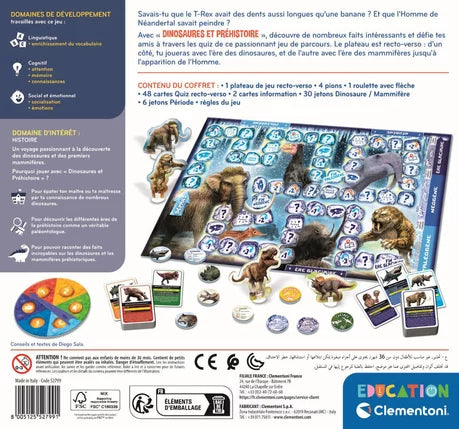 Clementoni - Education: Dinosaures Et Prehistoire - Limolin 