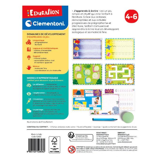 Clementoni - Education - J"Apprends - ecrire (FR) - Limolin 