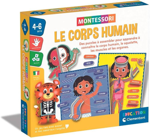 Clementoni - Education: Montessori - Le Corps Humain (FR) - Limolin 