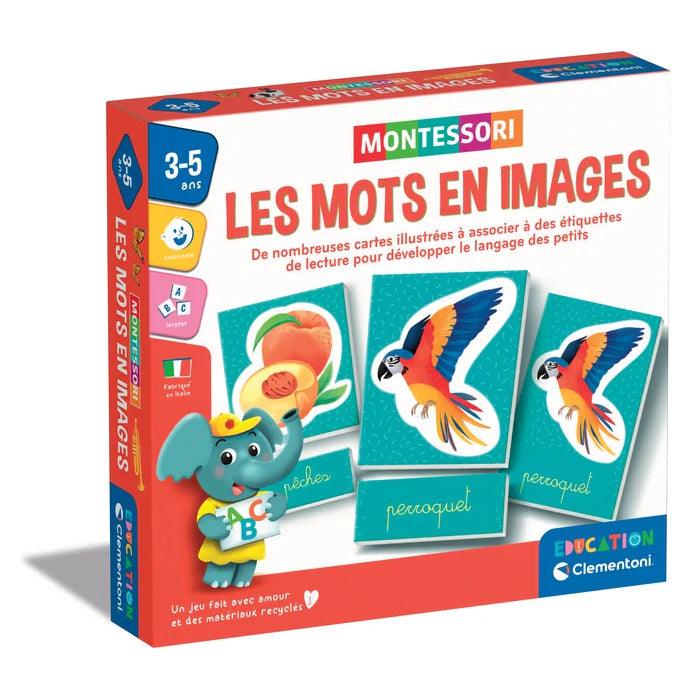 Clementoni - Education: Montessori - Les Mots En Images (FR) - Limolin 