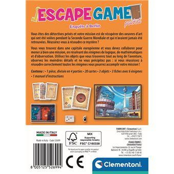 Clementoni - Escape Game - Enquete e Berlin (FR) - Limolin 