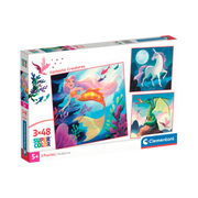 Clementoni - Fantastic Creatures (3x48 Pieces) - Limolin 