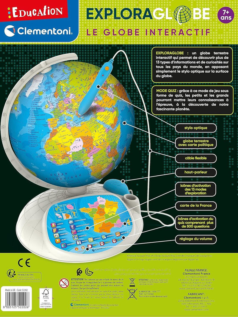 Clementoni - Globe Interactif (FR) - Limolin 