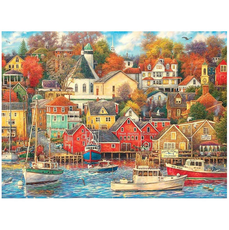 Clementoni - Good Times Harbor (1500-Piece Puzzle) - Limolin 