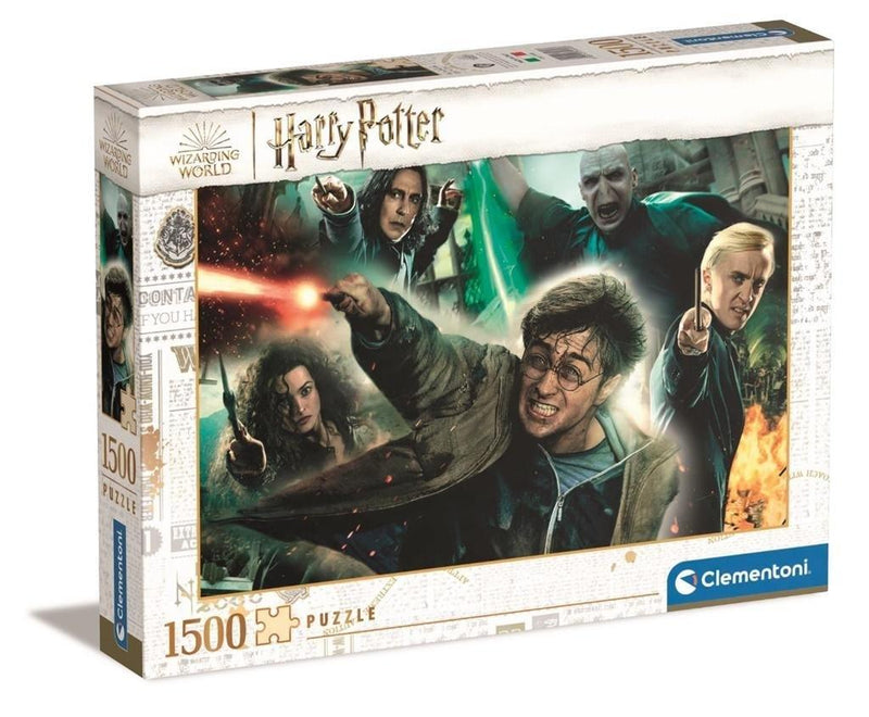 Clementoni - Harry Potter - Fighting (1500-Piece Puzzle) - Limolin 
