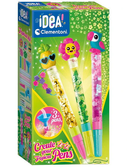 Clementoni - IDEA: CREATE YOUR PENS - TROPICAL - Limolin 