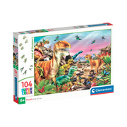 Clementoni - Land Of Dinosaurs (104-Piece Puzzle) - Limolin 