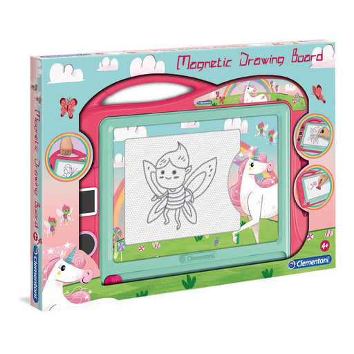 Clementoni - Magnetic Drawing Board - Unicorns - Limolin 