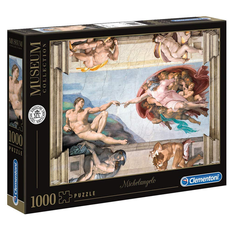 Clementoni - Michelangelo: The Creation of Adam (1000-Piece Puzzle) - Limolin 