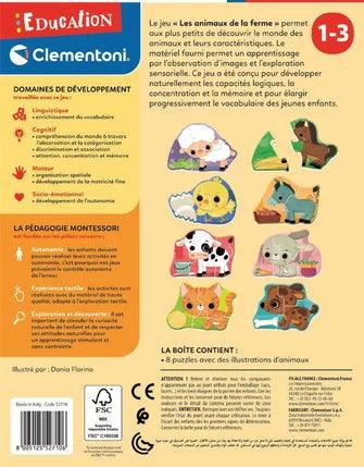 Clementoni - Montessori - Les Animaux De La Ferme (FR) - Limolin 