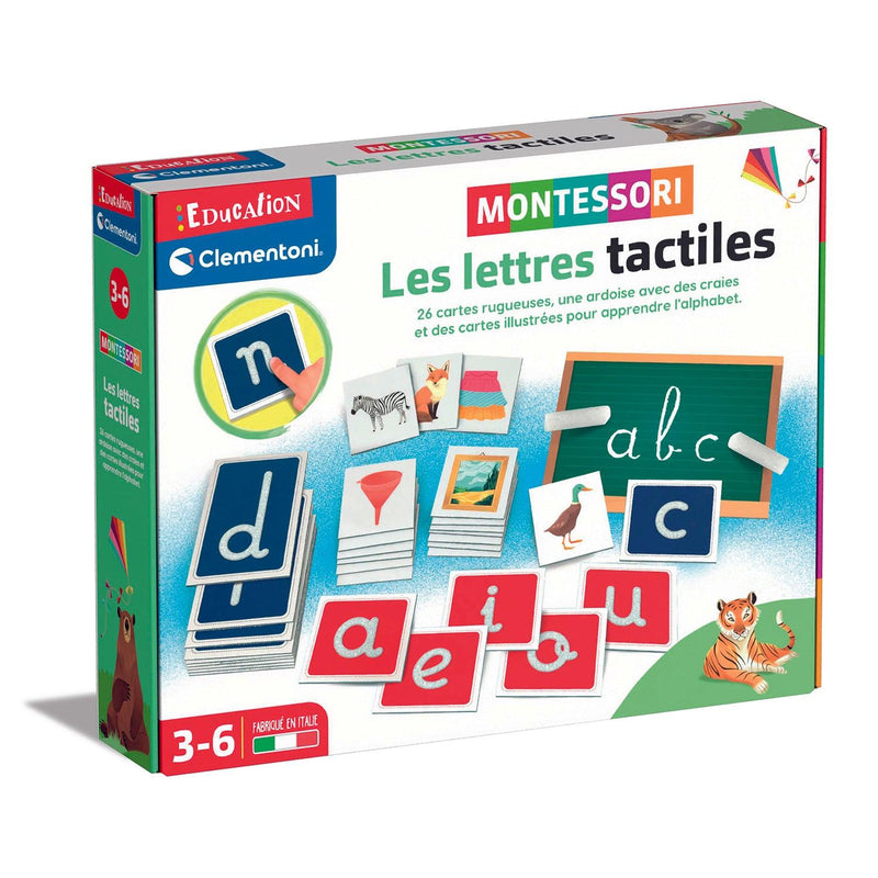 Clementoni - Montessori - Les Lettres Tactiles (FR) - Limolin 