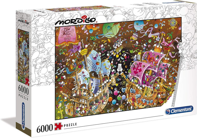 Clementoni - Mordillo - The Kiss (6000-Piece Puzzle) - Limolin 