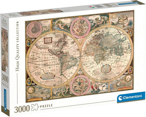 Clementoni - Old Map (3000-Piece Puzzle) - Limolin 