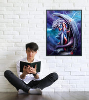 Clementoni - PZ1000: ANNE STOKES: DRAGON MAGE - Limolin 