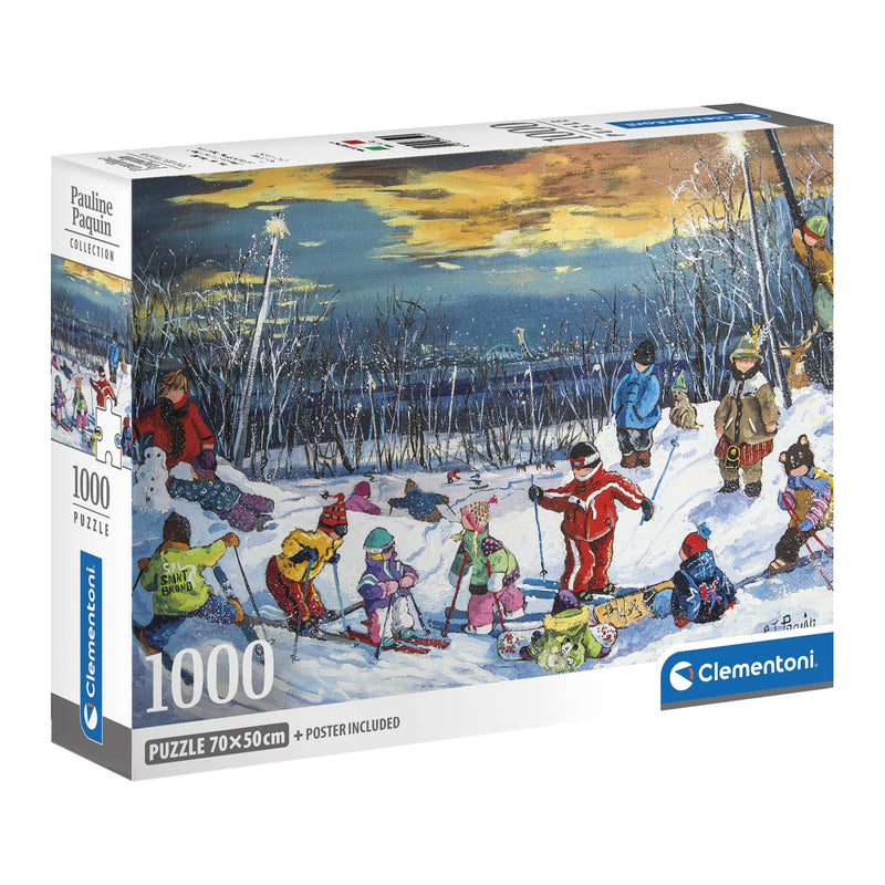 Clementoni - PZ1000: LET'S GO SKIING TOGETHER! - Limolin 
