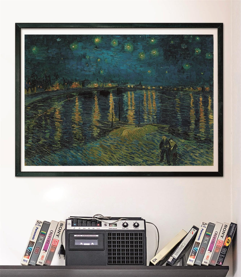 Clementoni - PZ1000: MUSEUM: STARRY NIGHT ON THE RHONE - VAN GOGH - Limolin 