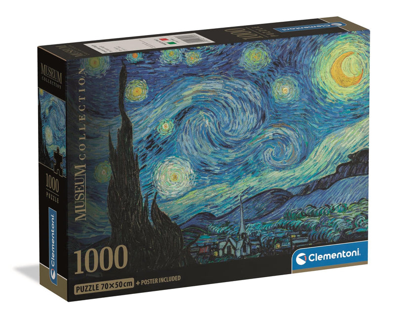 Clementoni - PZ1000: MUSEUM: STARRY NIGHT - VAN GOGH - Limolin 
