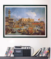 Clementoni - PZ1000: MUSEUM: THE RETURN OF THE BUCENTAUR AT THE MOLO ON ASCENSION DAY - CANALETTO - Limolin 