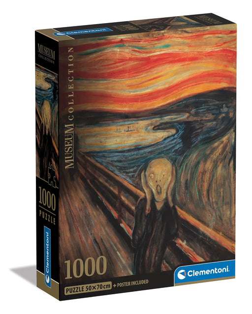 Clementoni - PZ1000: MUSEUM: THE SCREAM - MUNCH - Limolin 
