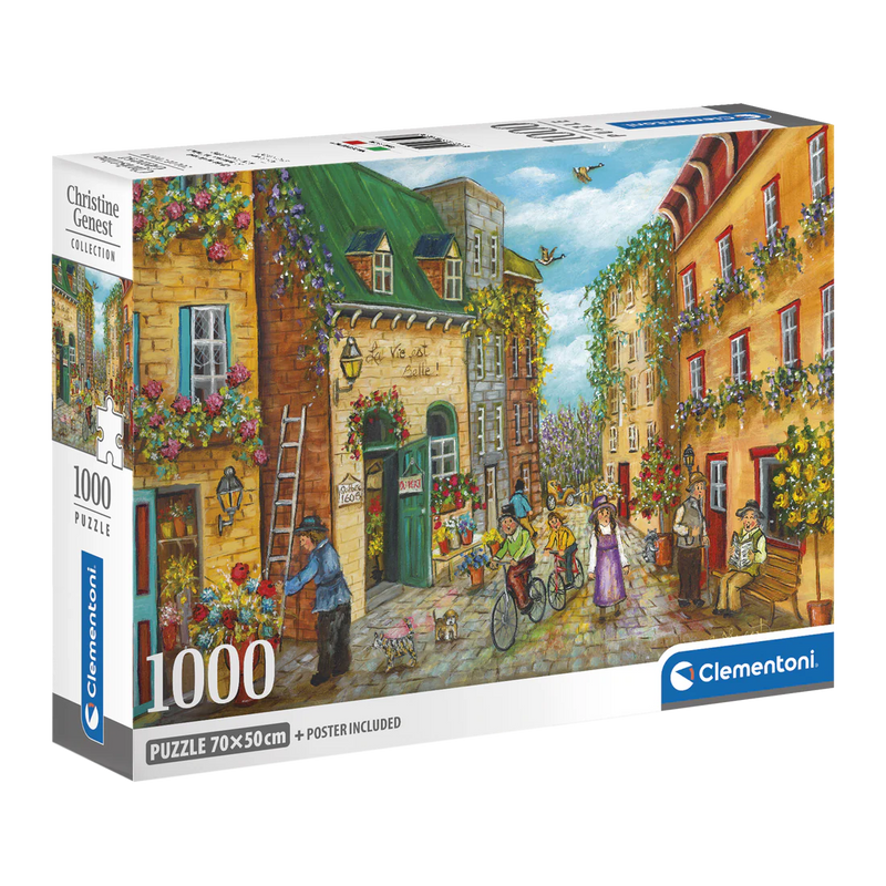 Clementoni - PZ1000: THE 1001 FLOWERS ALLEY - Limolin 