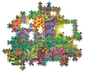 Clementoni - PZ1500: MORDILLO: MULTICOLOURED PLANTS - Limolin 