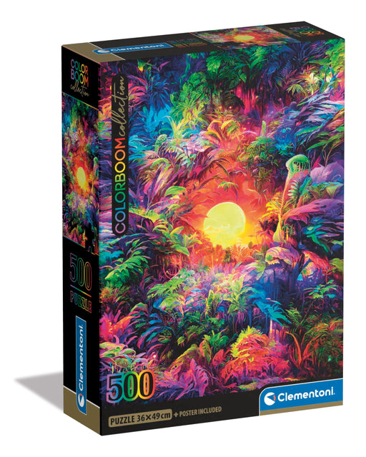 Clementoni - PZ500: COLORBOOM: PSYCHEDELIC JUNGLE SUNRISE - Limolin 