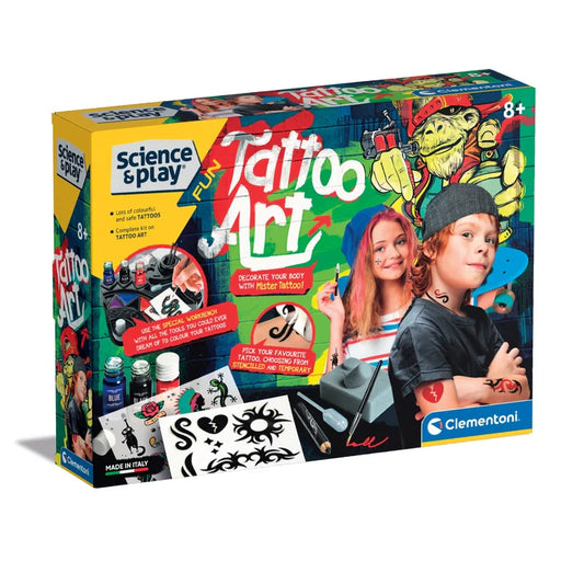 Clementoni - SCIENCE & PLAY: TATTOO ART - Limolin 