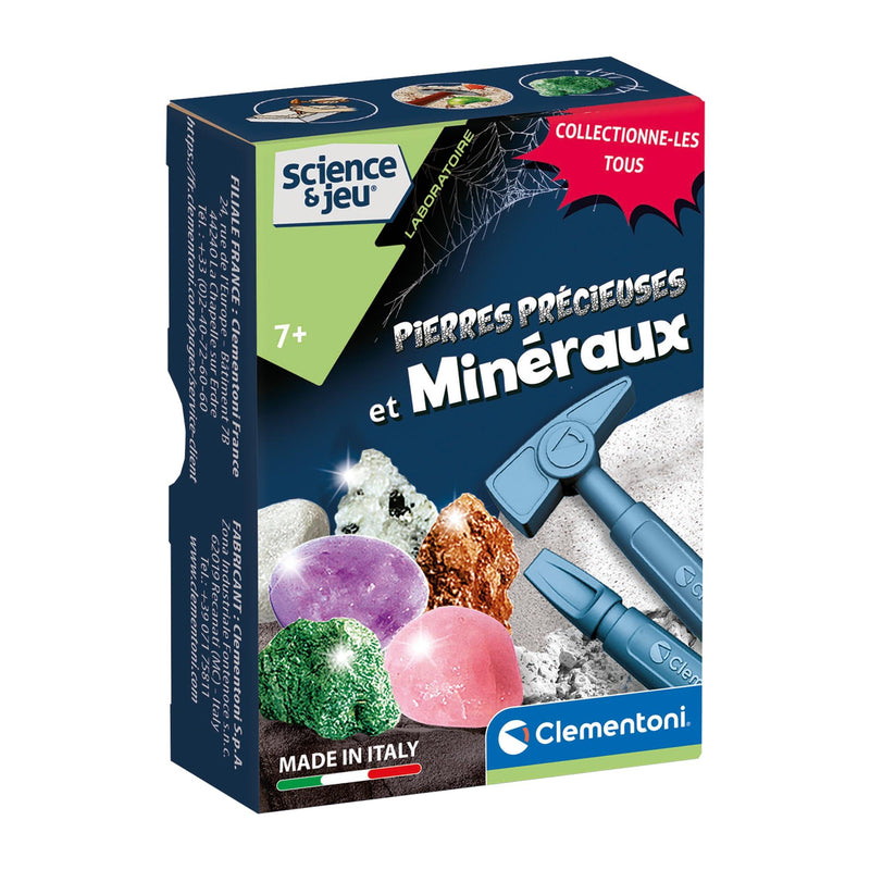 Clementoni - Science & Jeu: Pierres Precieuses Et Mineraux - Limolin 