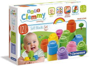 Clementoni - Soft Clemmy - Soft Blocks Set 12 Pcs - Limolin 