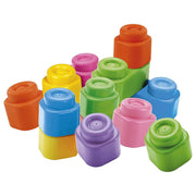 Clementoni - Soft Clemmy - Soft Blocks Set 12 Pcs - Limolin 