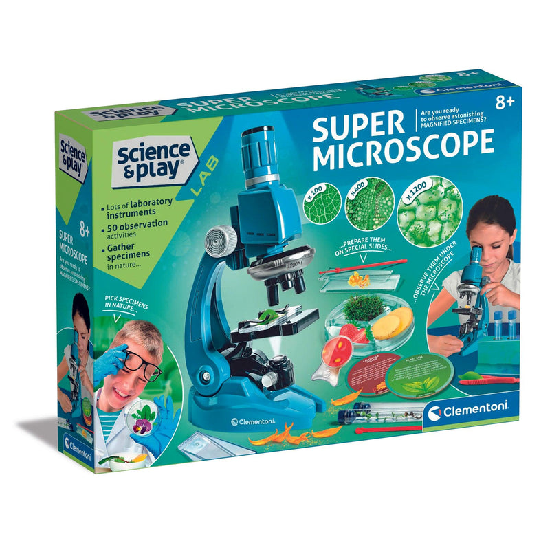 Clementoni - Super Microscope 1200(Eng) - Limolin 
