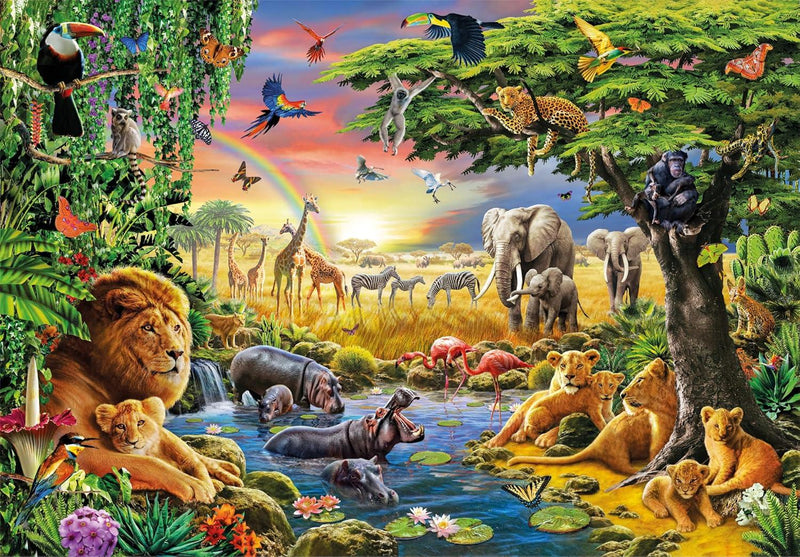 Clementoni - The African Gathering (2000-Piece Puzzle) - Limolin 