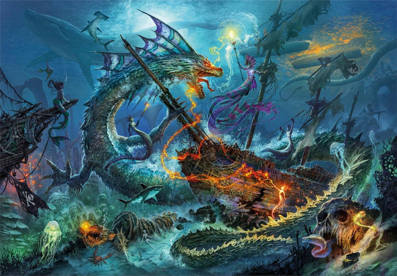 Clementoni - The Underwater Battle (3000-Piece Puzzle) - Limolin 