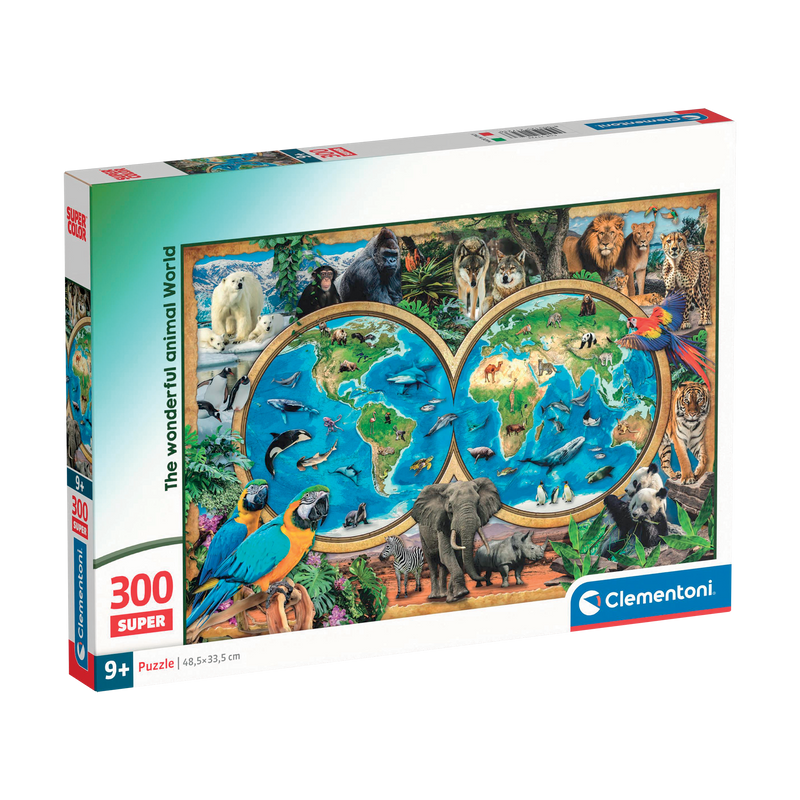 Clementoni - The Wonderful Animal World (300-Piece Puzzle) - Limolin 