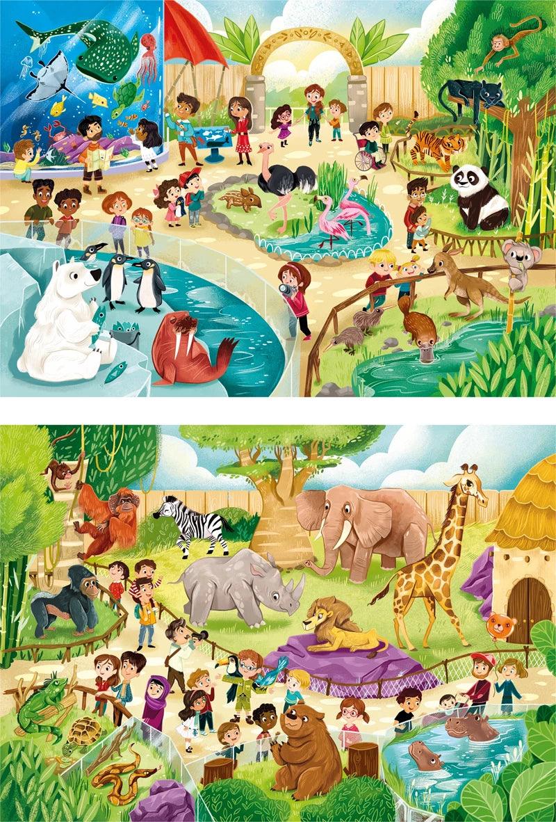 Clementoni - The Zoo (2x60-Piece Puzzle) - Limolin 